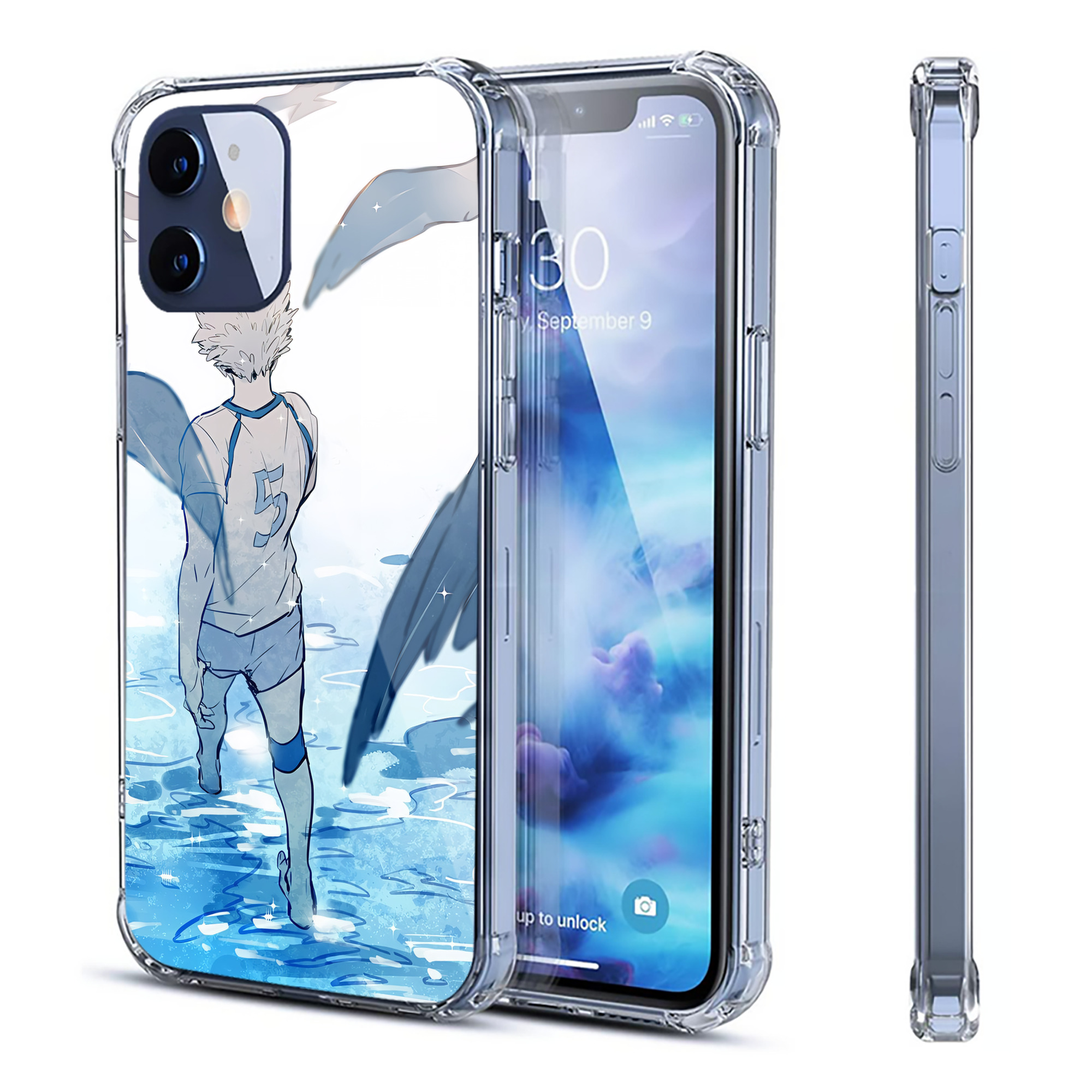 （画像用） ハイキュー!! Haikyu!! 【iPhone 12シリーズ対応】透明スマホケース（クリアソフトケース）